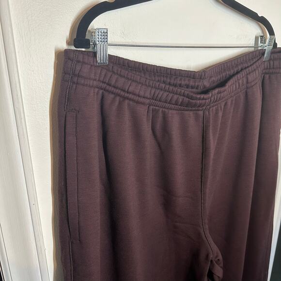 Nike Men's Brown Wool Blend Classics Fleece Sweatpants Size XXL - Picture 4 of 12